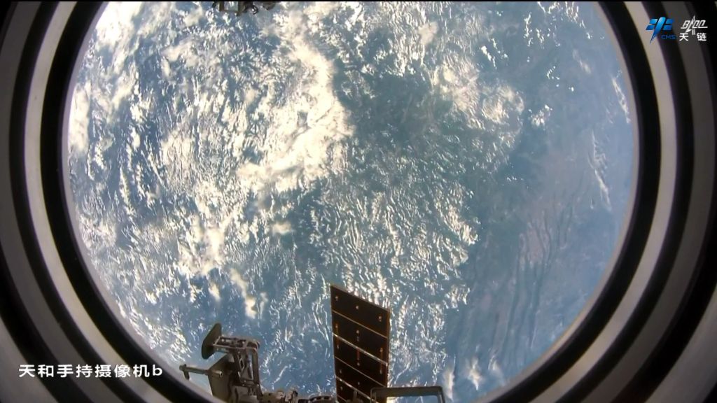 中國空間站動態丨沉浸式俯瞰藍色星球