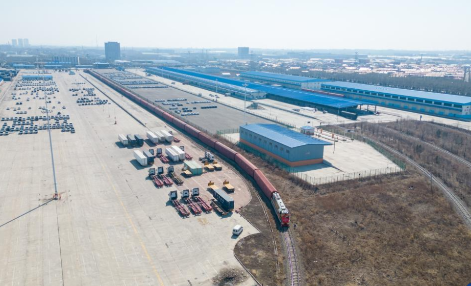 China's Heilongjiang launches JSQ freight train from Harbin to Europe