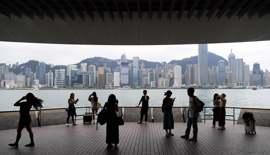 Hong Kong economy sees upward trend: financial secretary