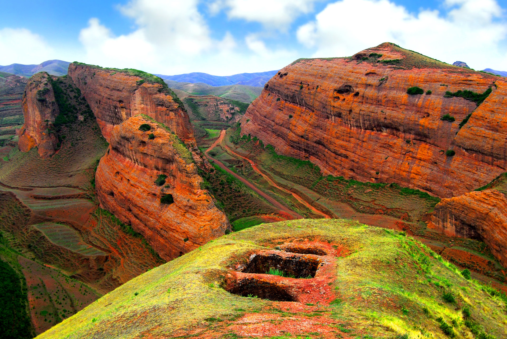 Discover magnificent Danxia landform on 